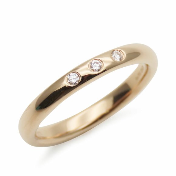 TIFFANY & CO. Rose Gold Diamond Ring - Picture 1 of 10
